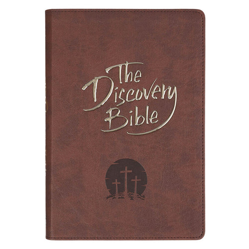 Brown Faux Leather Discovery Bible