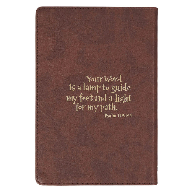Brown Faux Leather Discovery Bible