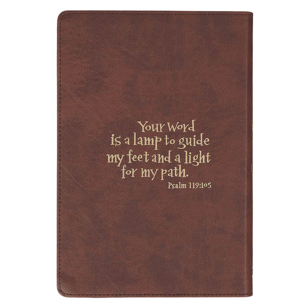 Brown Faux Leather Discovery Bible