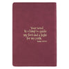 Velvet Rose Faux Leather Discovery Bible