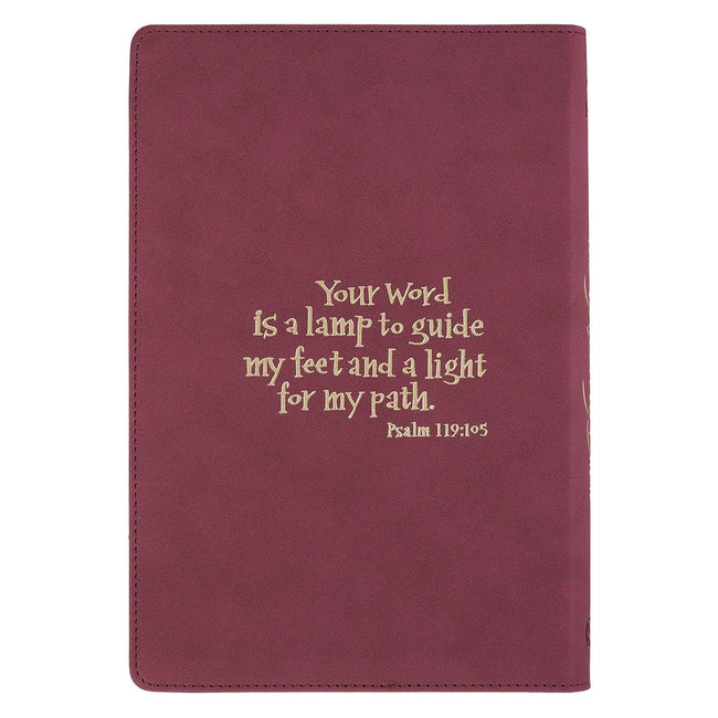 Velvet Rose Faux Leather Discovery Bible