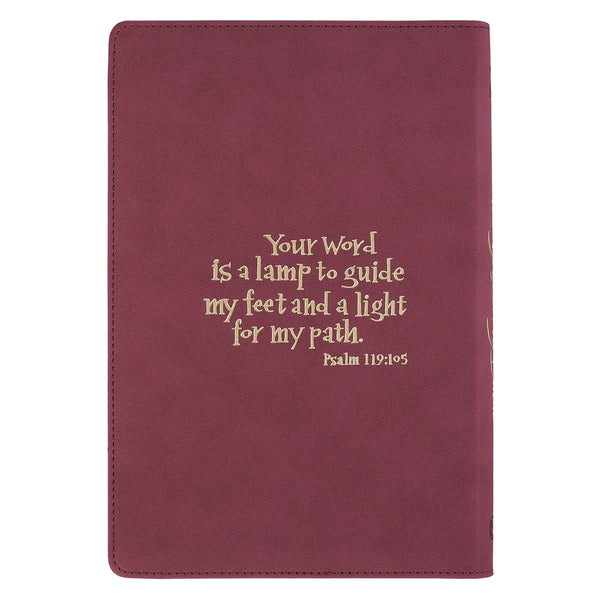 Velvet Rose Faux Leather Discovery Bible