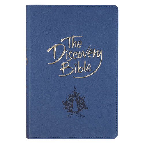 Blue Faux Leather Discovery Bible