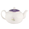 Blessed Purple Floral Ceramic Teapot - Jeremiah 17:7