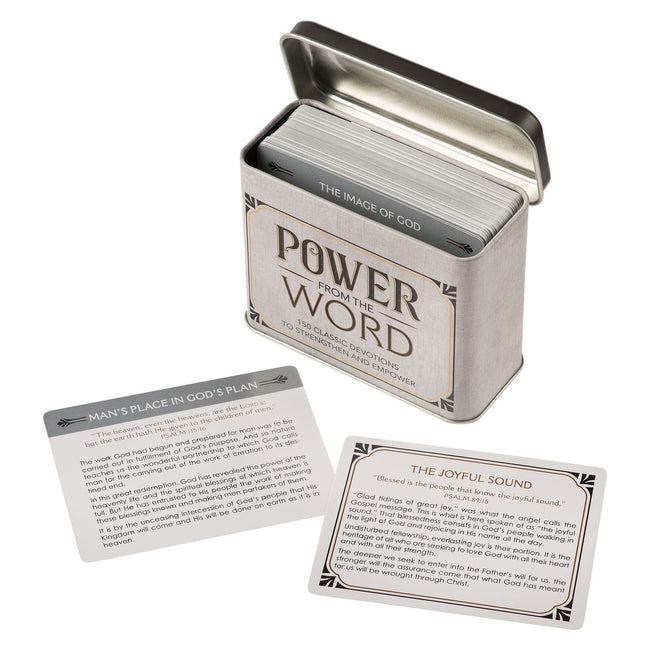 Power from the Word Devotional Cards in a Tin