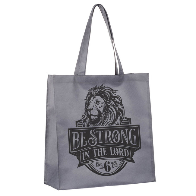 Be Strong in the Lord Reusable Non-woven Shopping Bag - Ephesians 6:10