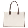 Be Strong and Courageous Floral Canvas Tote Bag - Joshua 1:9