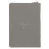 2027 Trust in the Lord Soft Gray Faux Leather Executive Planner with Zipper Closure - Proverbs 3:5