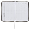 2027 Trust in the Lord Soft Gray Faux Leather Executive Planner with Zipper Closure - Proverbs 3:5