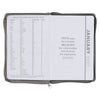 2027 Trust in the Lord Soft Gray Faux Leather Executive Planner with Zipper Closure - Proverbs 3:5