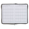 2027 Trust in the Lord Soft Gray Faux Leather Executive Planner with Zipper Closure - Proverbs 3:5
