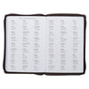 2027 A Man's Heart Smoked Walnut Faux Leather Executive Planner with Zipper Closure - Proverbs 16:9