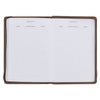 2027 I Can Do All This Truffle Brown Faux Leather Executive Planner with Zipper Closure - Philippians 4:13