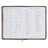 2027 I Can Do All This Truffle Brown Faux Leather Executive Planner with Zipper Closure - Philippians 4:13