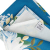 Be Joyful Blue Floral Cotton Tea Towel - Romans 12:12