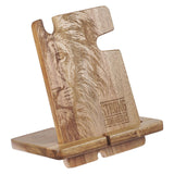 Strong and Courageous Acacia Wood Personal Accessory Organizer - Joshua 1:9 - KI Gifts Christian Supplies