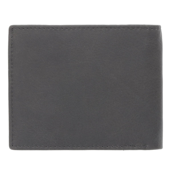 Be Strong in the Lord Charcoal-Brown Genuine Leather Wallet - Ephesians 6:10