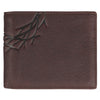 Crown of Thorns Espresso Brown Genuine Leather Wallet - KI Gifts Christian Supplies