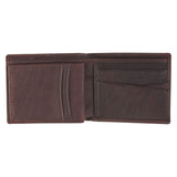 Crown of Thorns Espresso Brown Genuine Leather Wallet