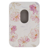 Walk by Faith Pink Cosmos Faux Leather Phone Wallet - 2 Corinthians 5:7