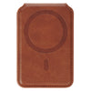 Stand Firm Honey-brown Faux Leather Phone Wallet with Stand - 1 Corinthians 16:13
