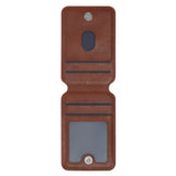 Stand Firm Honey-brown Faux Leather Phone Wallet with Stand - 1 Corinthians 16:13