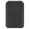 Cross Black Faux Leather Phone Wallet with Stand - KI Gifts Christian Supplies