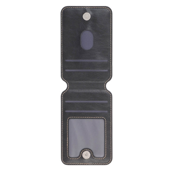 Cross Black Faux Leather Phone Wallet with Stand