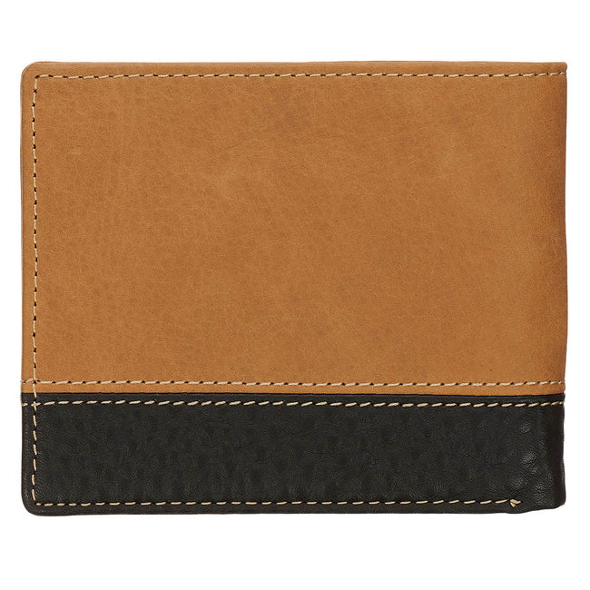 Cross Camel Tan and Espresso Full-grain Leather Wallet