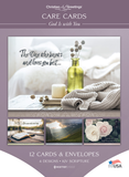 Care Cards – God Is with You – 12 Cards with KJV Scripture – Assorted Greeting Cards