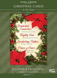 Boxed Cards -Christmas—In His Name; 12 Cards with NIV Scripture—Solid Pack Boxed Greeting Cards