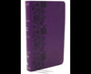 NKJV End-Of-Verse Reference Bible Compact Large Print Purple (Red Letter Edition)