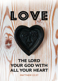 Large Poster - Love the lord your God with all your heart