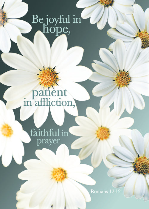 Large Poster - Joyful, Patient, Faithful