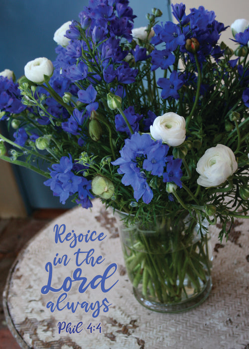 Large Poster - Rejoice in the Lord always