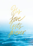 Large Poster - His love lasts forever