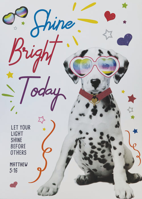 Large Poster - Shine Bright Today - Mathew 5:16