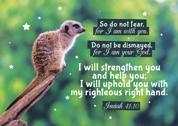 Pass It On - So do not fear - Isaiah 41:10