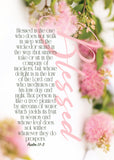 Large Poster - Blessed - Psalm 1:1-3