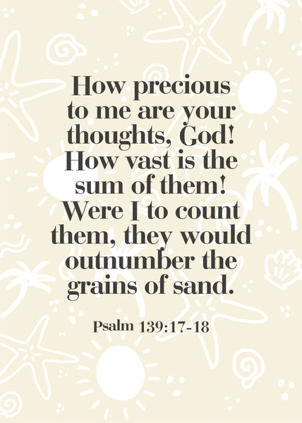 Pass It On - Anchor - Grains of Sand - Psalm 139:17-18