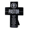 Pastor Cross Metal Cross with Metal Cross Medallion - KI Gifts Christian Supplies