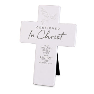 Copper Accented Stone Crosses - Blessed