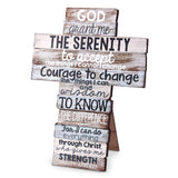 Medium Stacked Wood Cross - Serenity