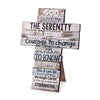 Small Stacked Wood Cross - Serenity