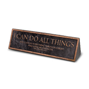 Desktop Reminder Plaque - I Can Do All Things