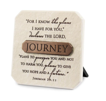 TABLETOP SCRIPTURE BAR WITH GOD ALL 7"L