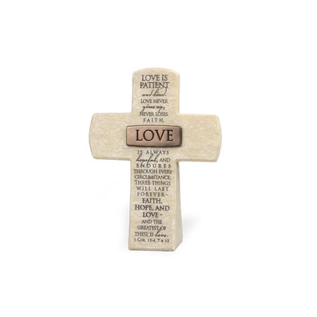Cast Stone Cross - All Things New