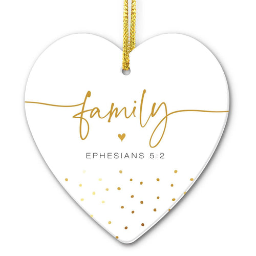 CHRISTMAS ORNAMENT FAMILY EPH. 5:3