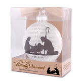 CHRISTMAS ORNAMENT FAMILY SILHOUETTE 4