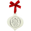 ORNAMENT DOODLE SWEET FRIEND RIBBON HANG